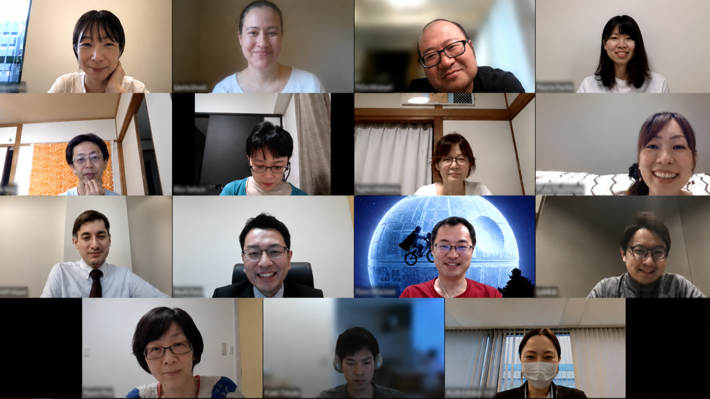 オンラインでのグループコーチングの様子